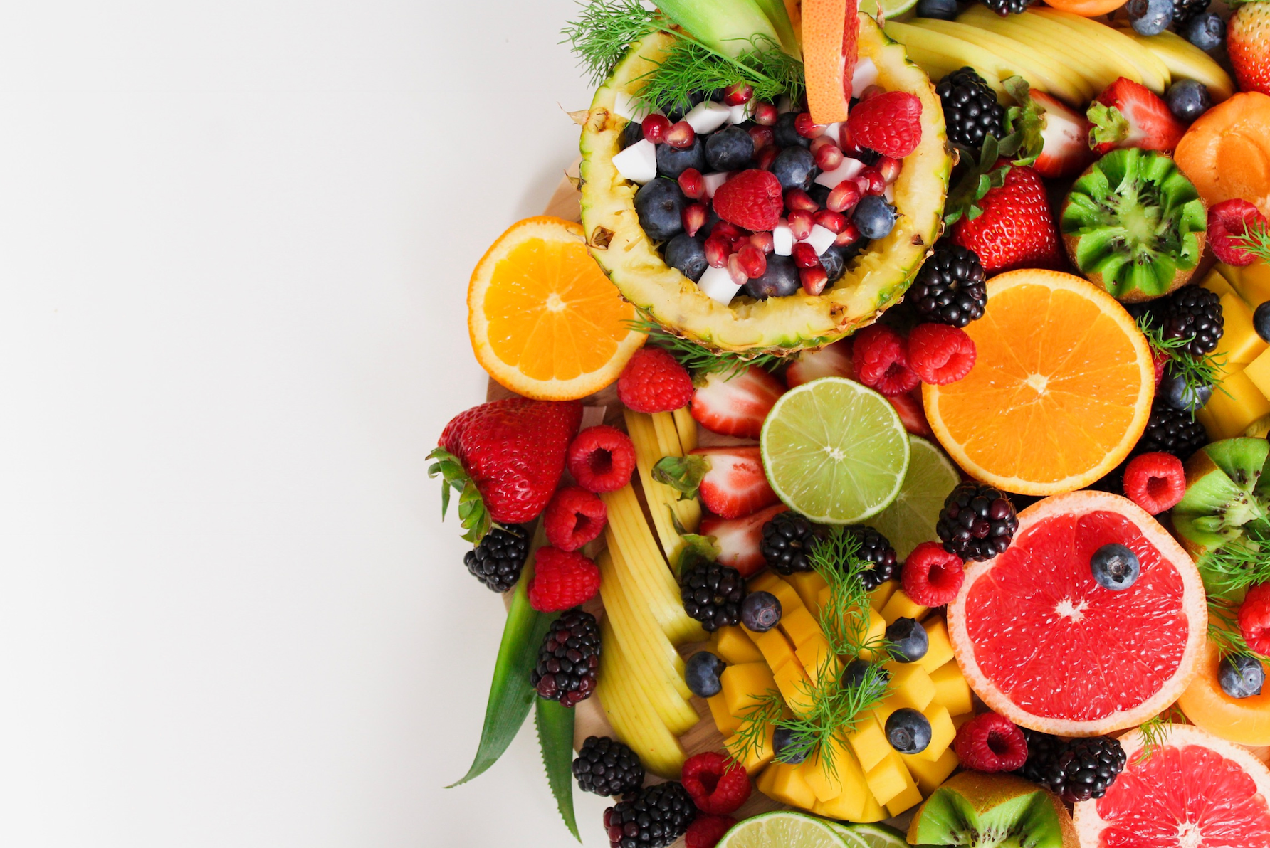 Fruits and vegetables make for a tasty, healthy snack for those who struggle with food intolerances. 