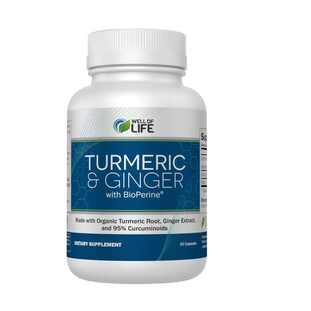 Well of Life's turmeric and ginger supplement contains many beneficial ingredients and should definately be adderd to your healthcare regime. 